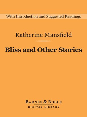 cover image of Bliss and Other Stories